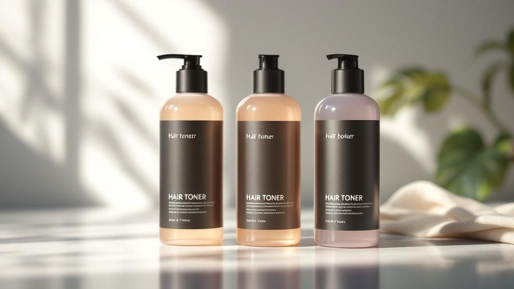 A woman with beautifully toned blonde hair