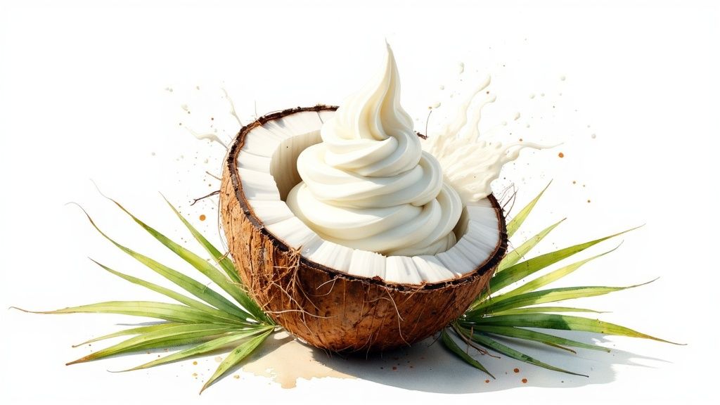Coconut Oil Hair Styling Cream