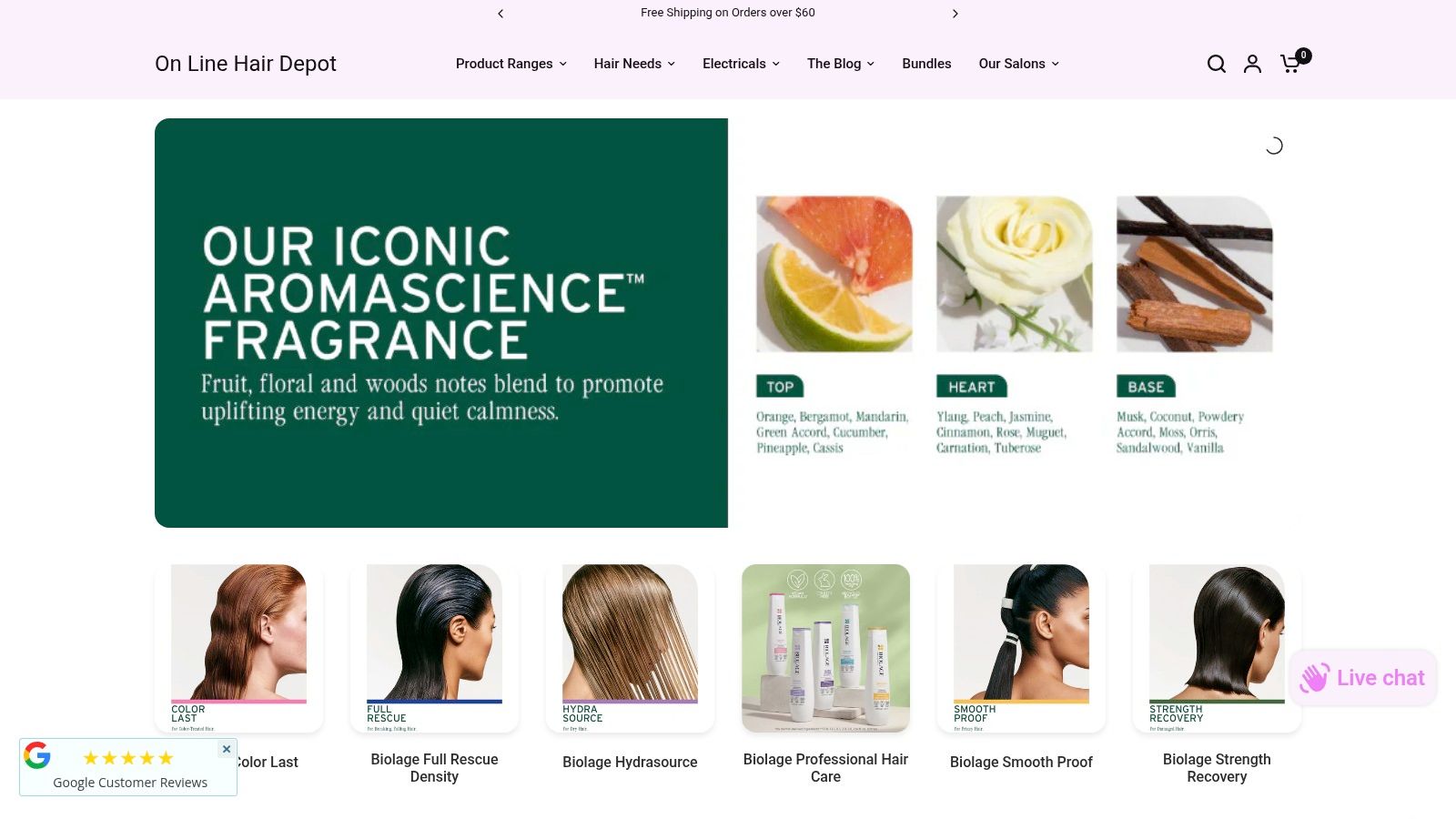 Biolage Hydra Source | On Line Hair Depot