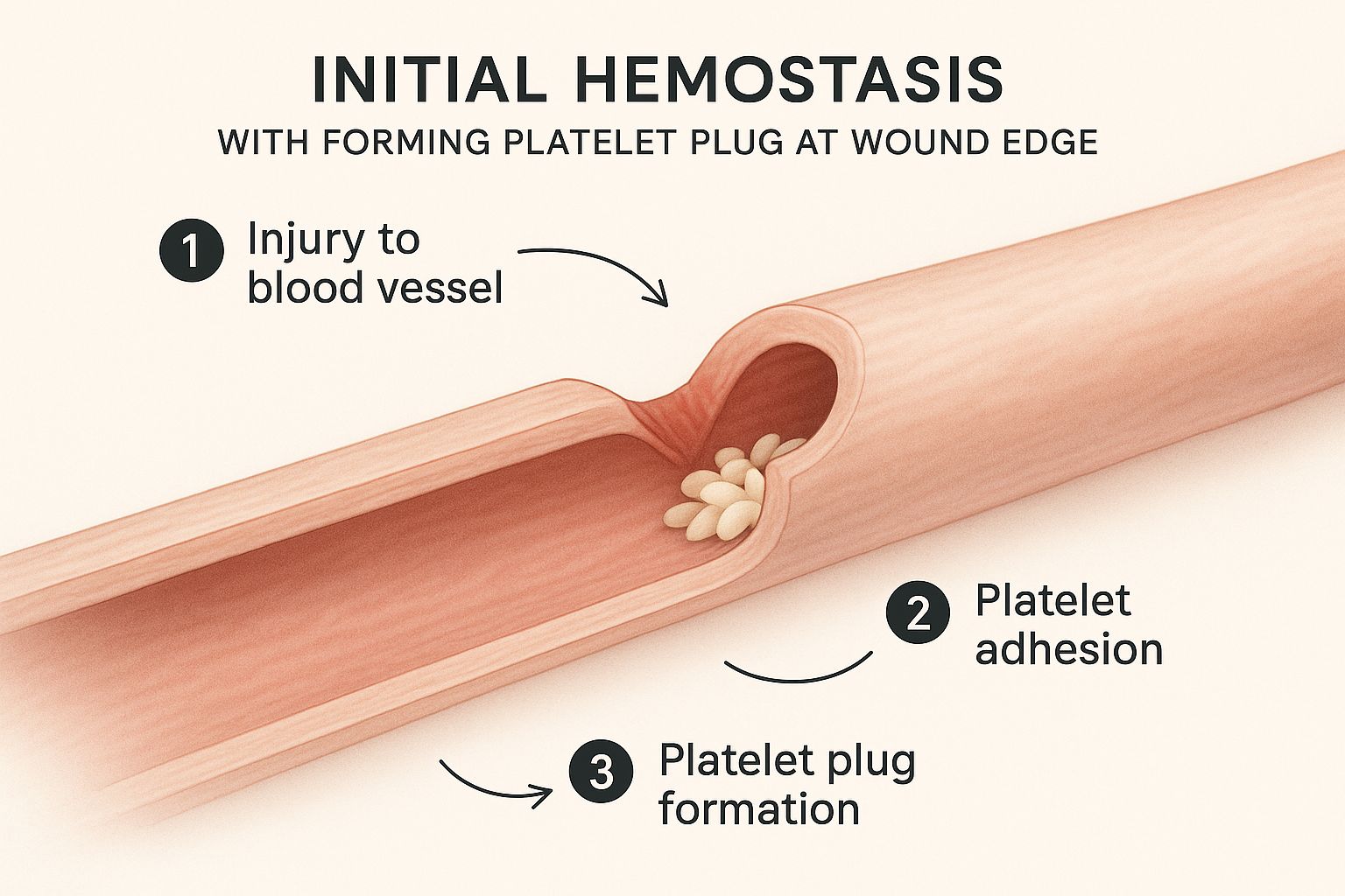 Infographic about stages of wound healing