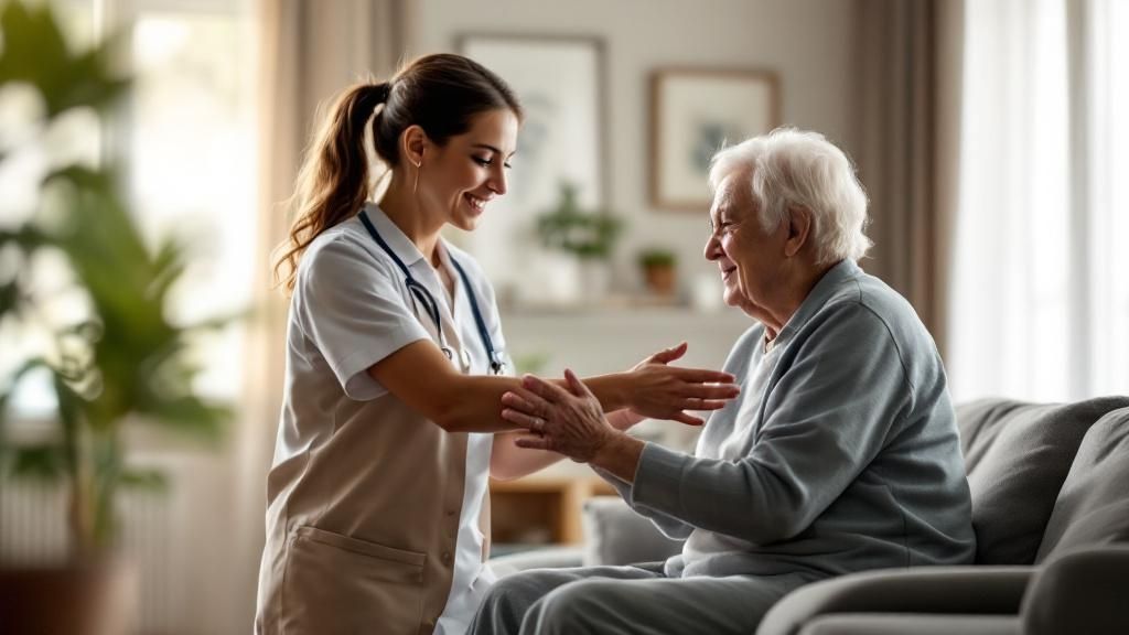 Person receiving care at home
