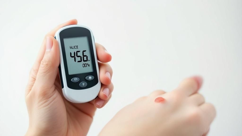 A doctor examining a patient's leg with a wound, representing the link between health conditions and healing.