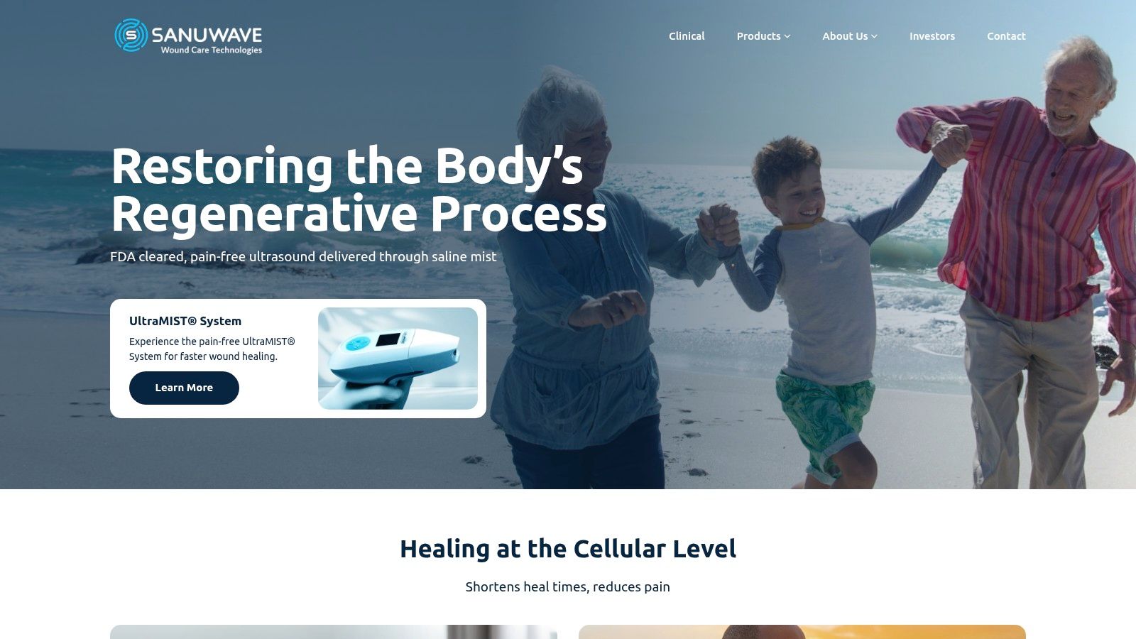 Ultrasound Wound Therapy Systems