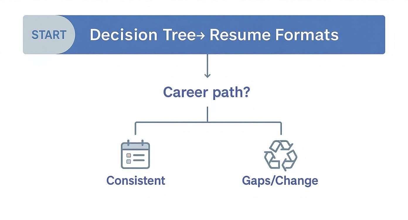 Infographic about how to write a professional resume