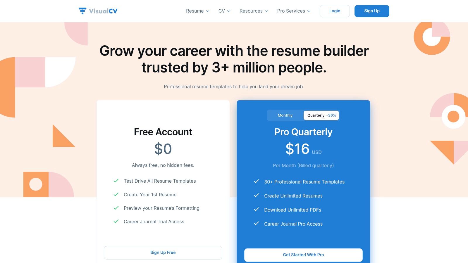 VisualCV – Resume builder with LinkedIn import