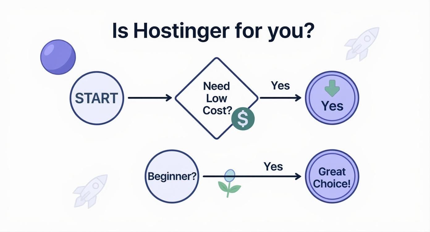 Infographic about hostinger hosting review