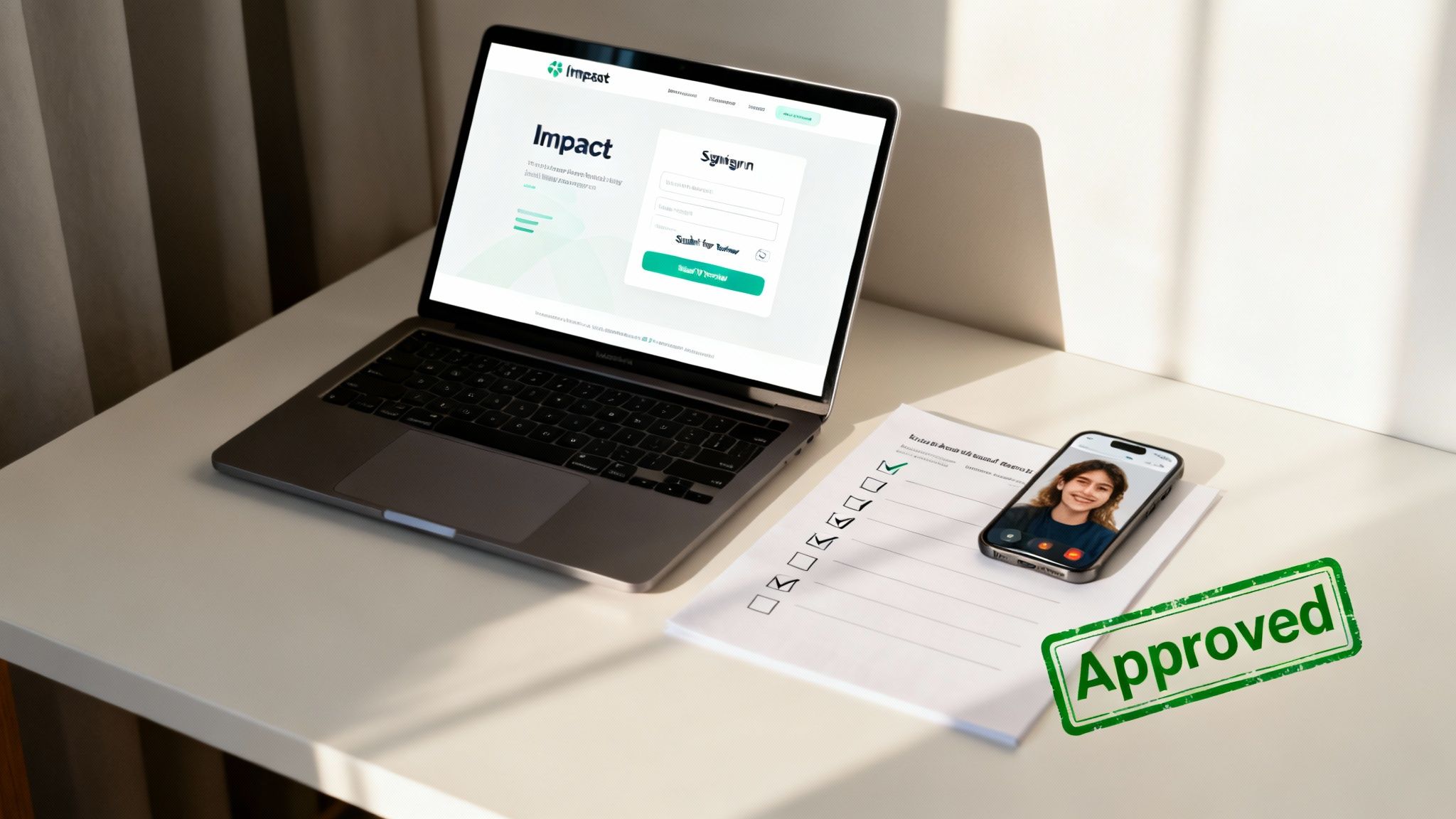 Screenshot of the Impact.com affiliate network homepage.