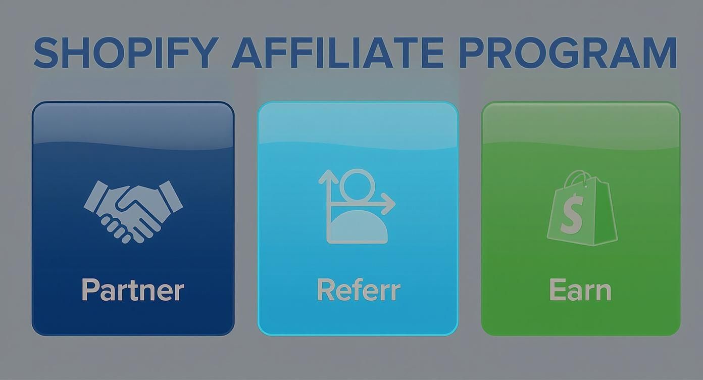 Infographic about shopify affiliate program review