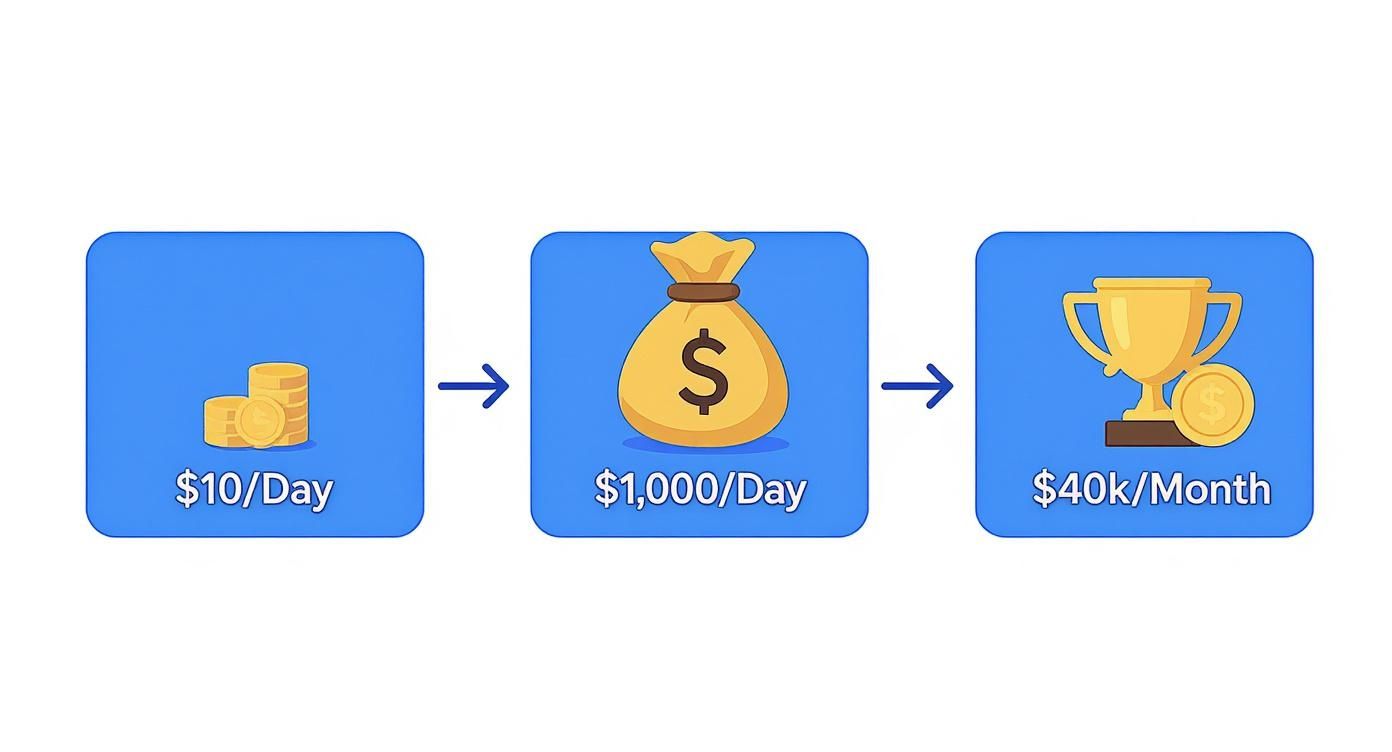 Infographic about how much do affiliates make