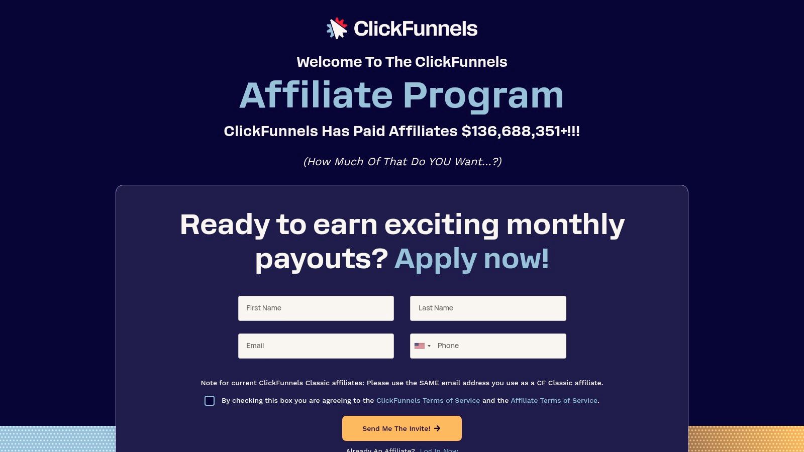 ClickFunnels Affiliate Program