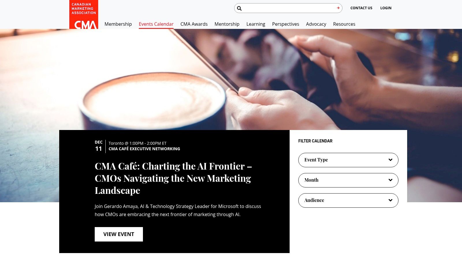 Canadian Marketing Association (CMA) Events and Training