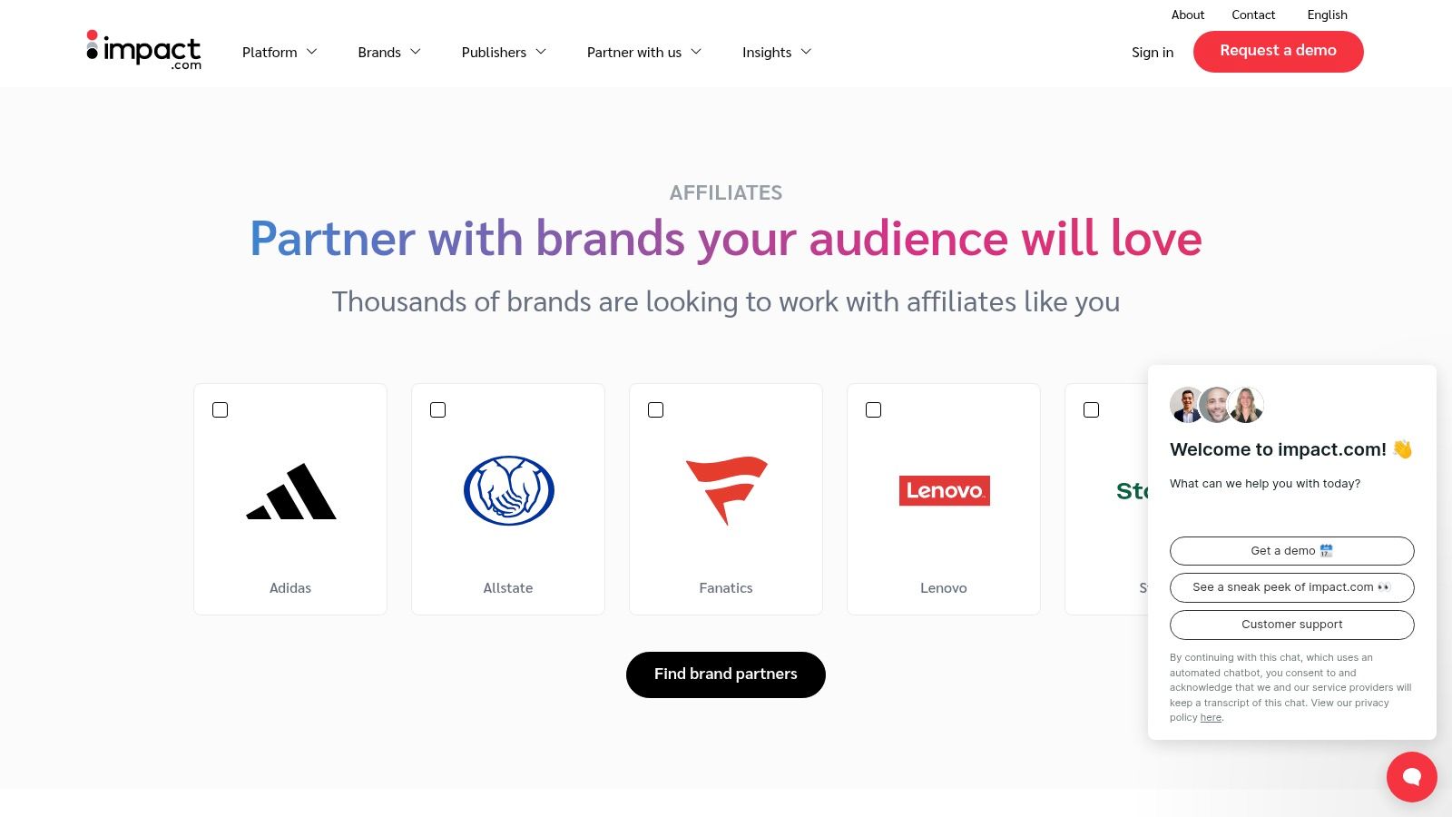 impact.com — Partner Marketplace