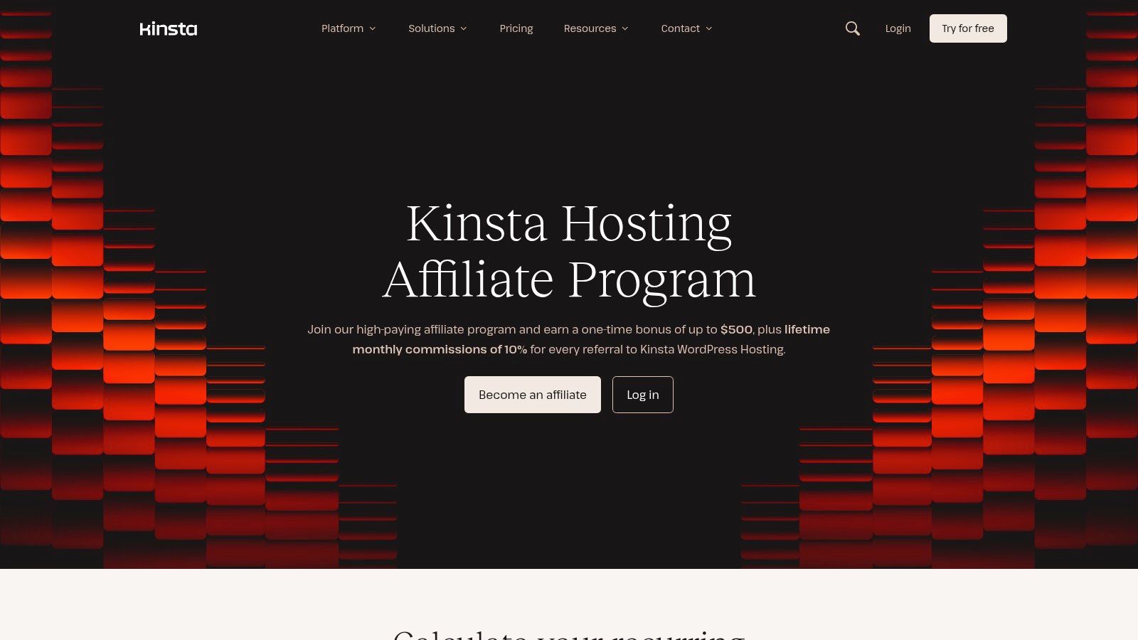 Kinsta — Affiliate Program