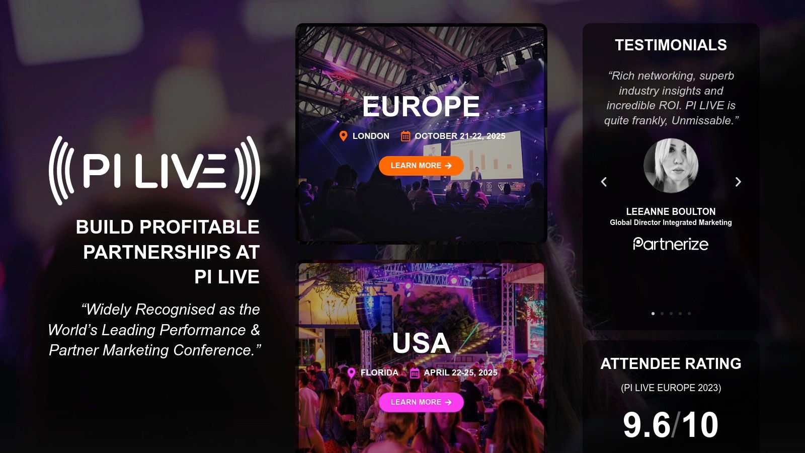 PI LIVE Europe (Hello Partner/PerformanceIN)