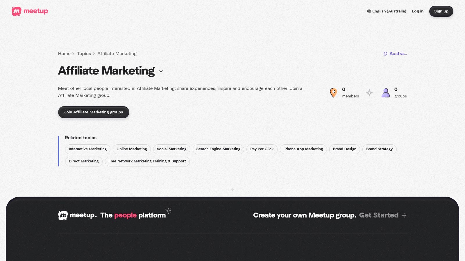 Meetup – Affiliate Marketing and Digital/Performance groups in Sydney