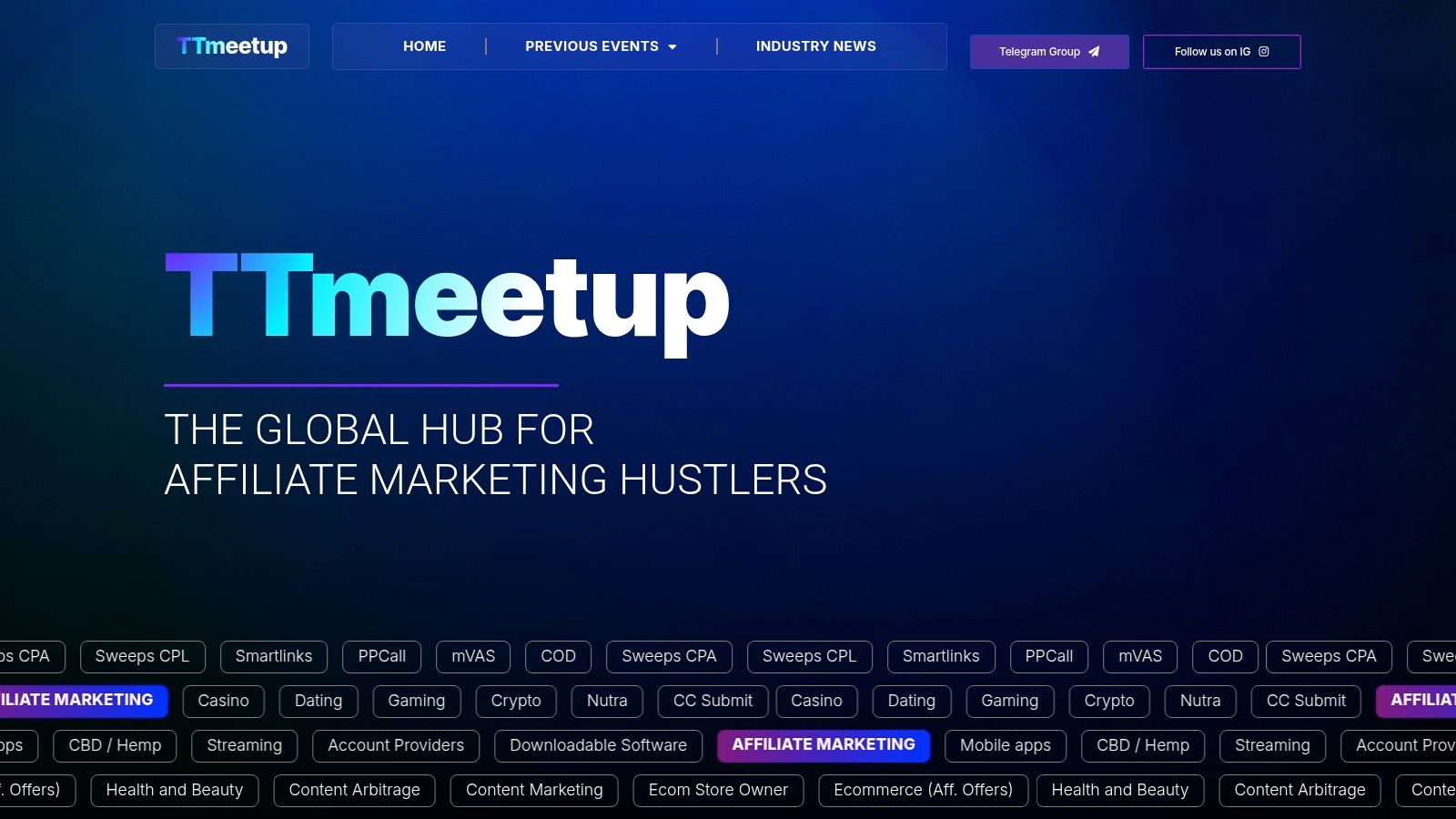 TTMeetup – Affiliate Marketing meetups (Dubai editions)