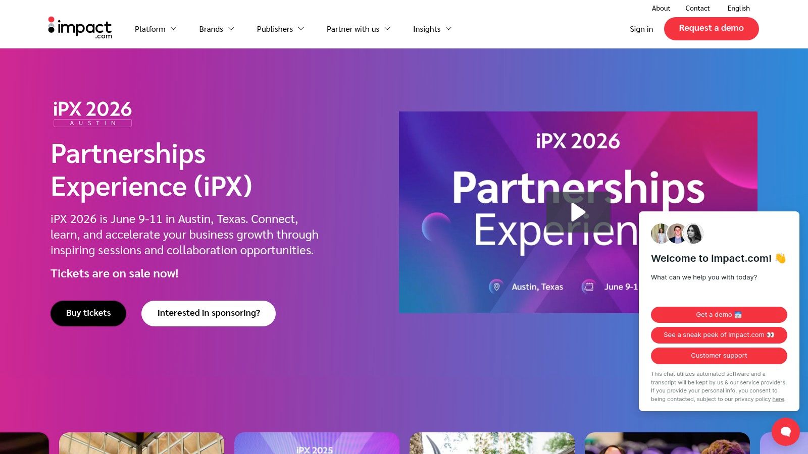 impact.com Partnerships Experience (iPX)