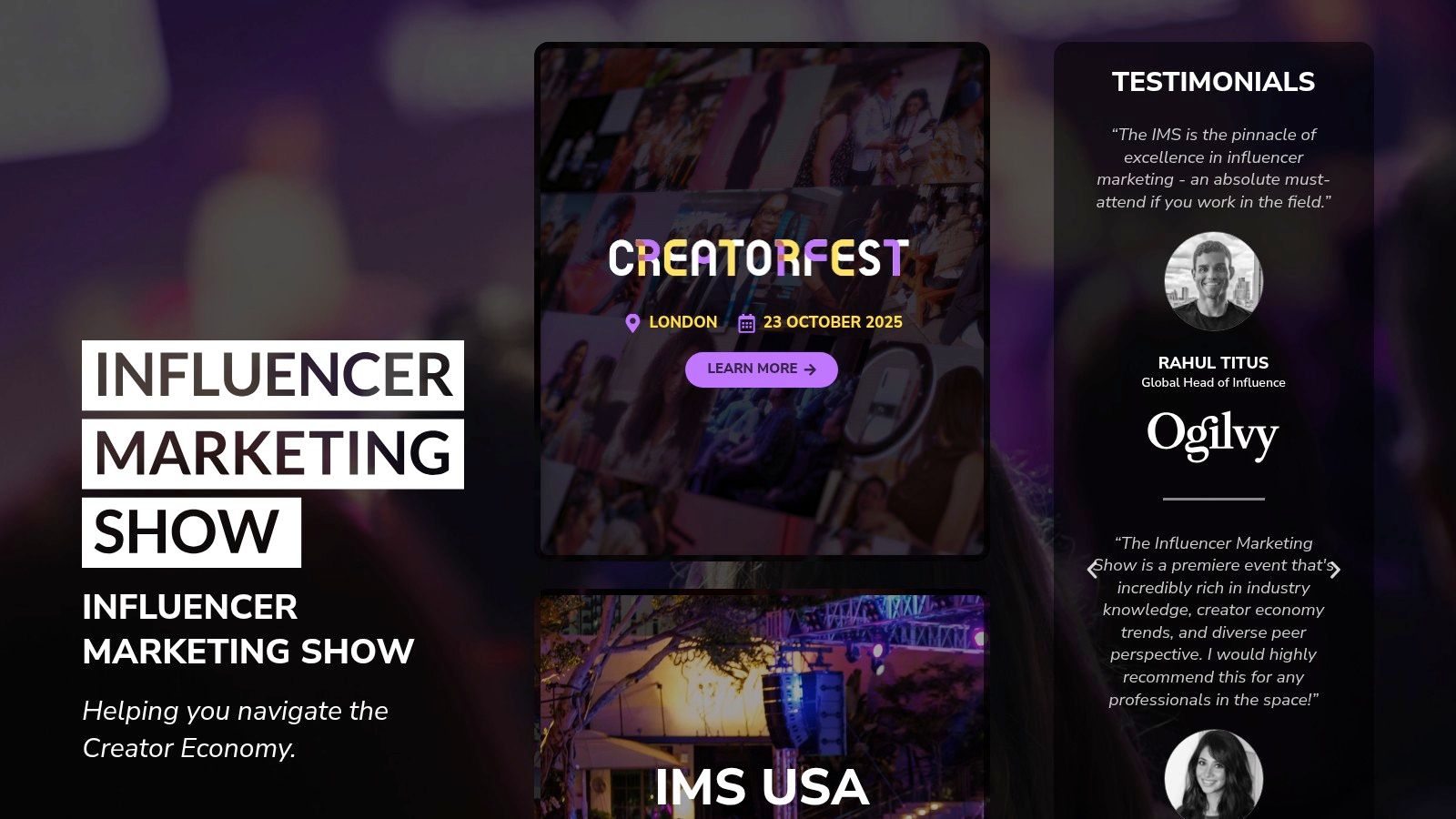 Influencer Marketing Show USA (IMS USA)