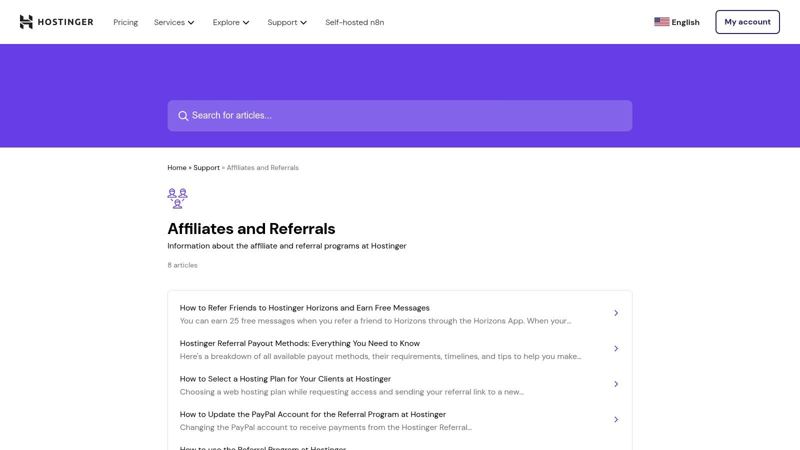 Hostinger — Affiliate Program