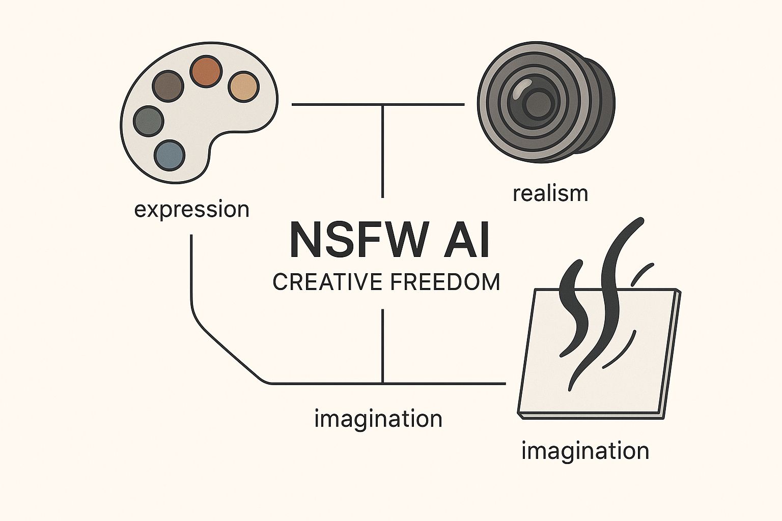 Infographic about nsfw ai