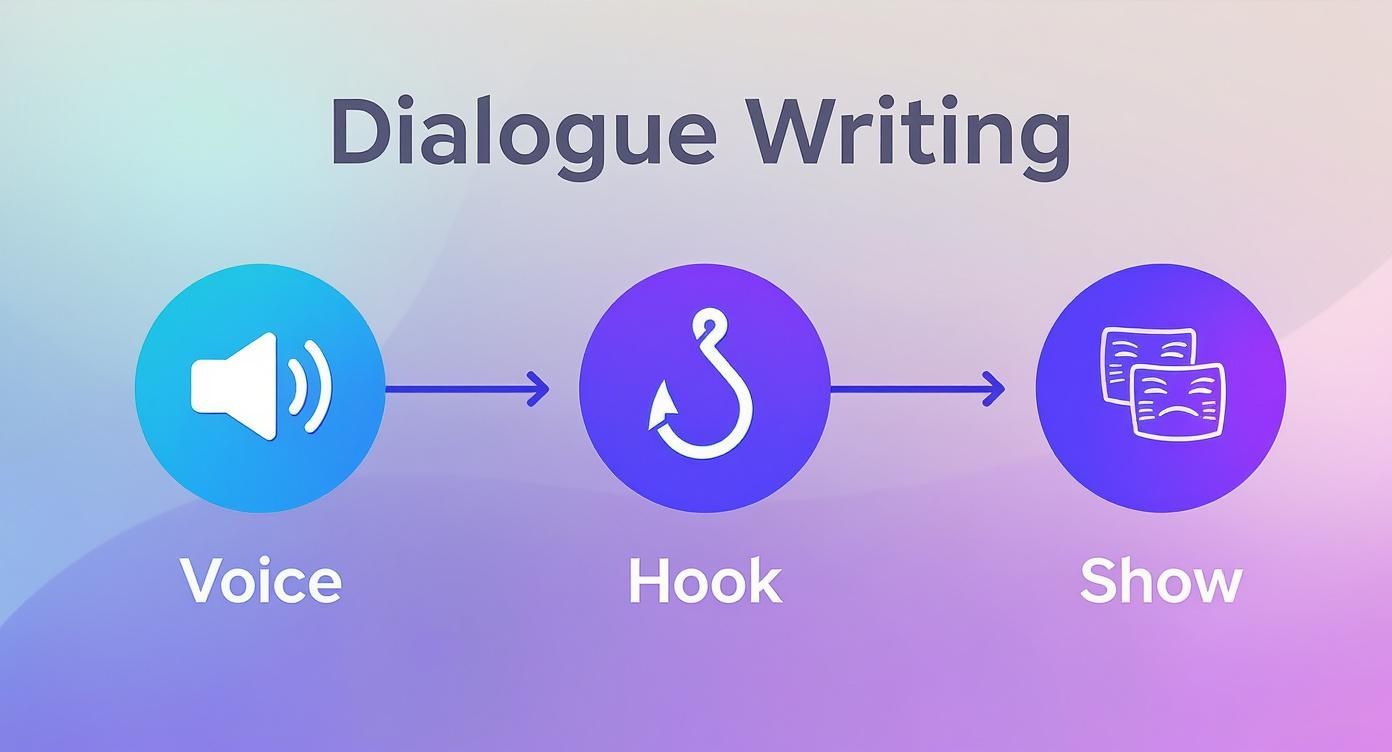 Infographic about how to make character