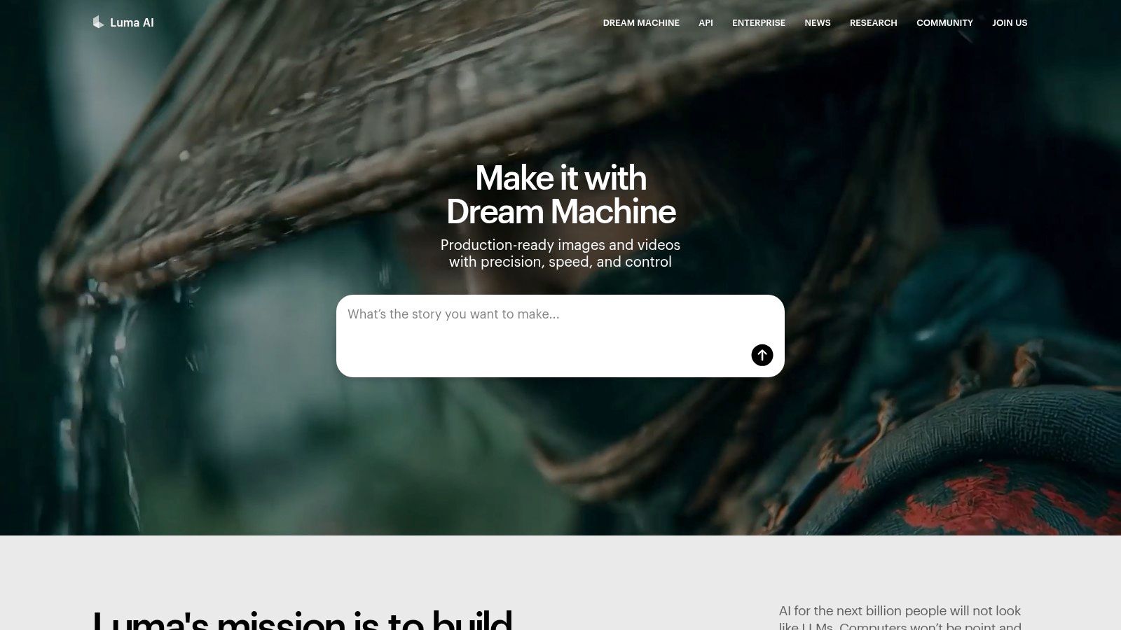 Luma AI (Dream Machine)
