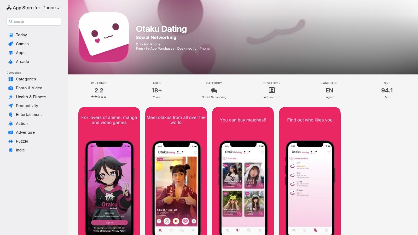 Otaku Dating (iOS)