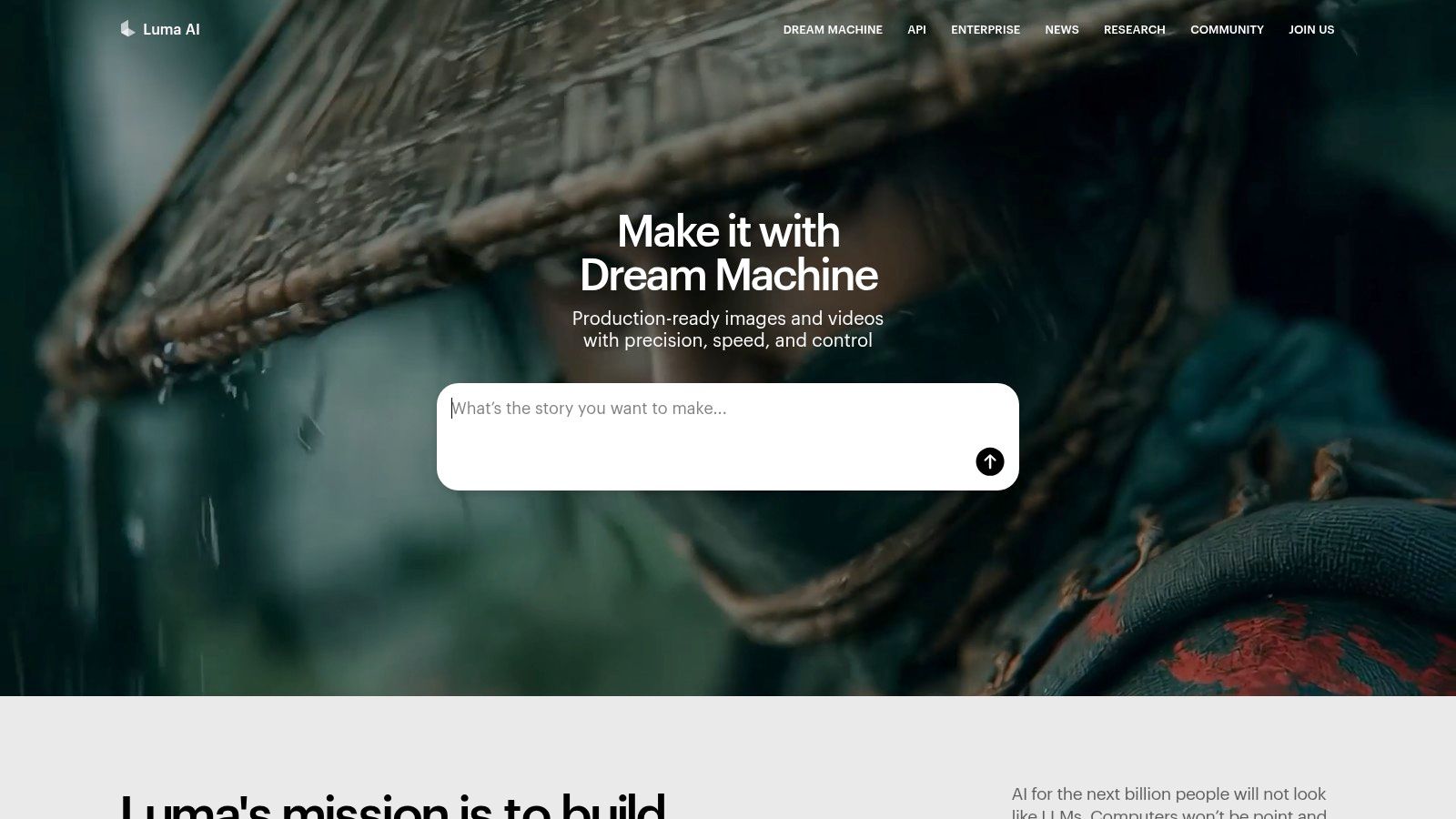 Luma AI Dream Machine