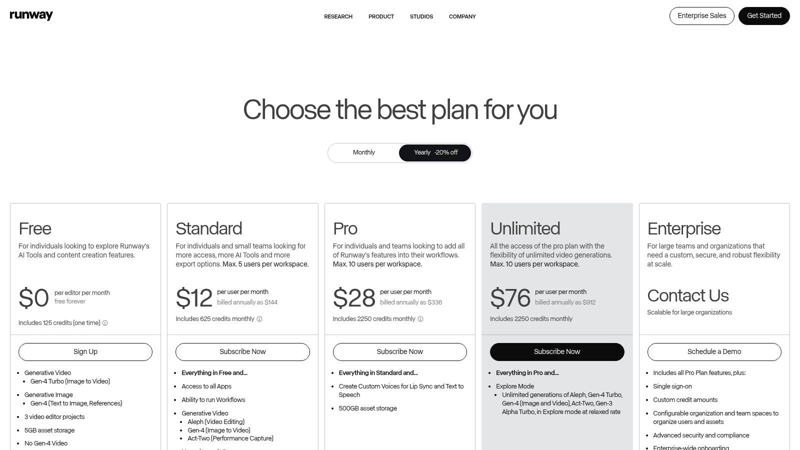 Runway (Gen-3/Gen-4 suite)
