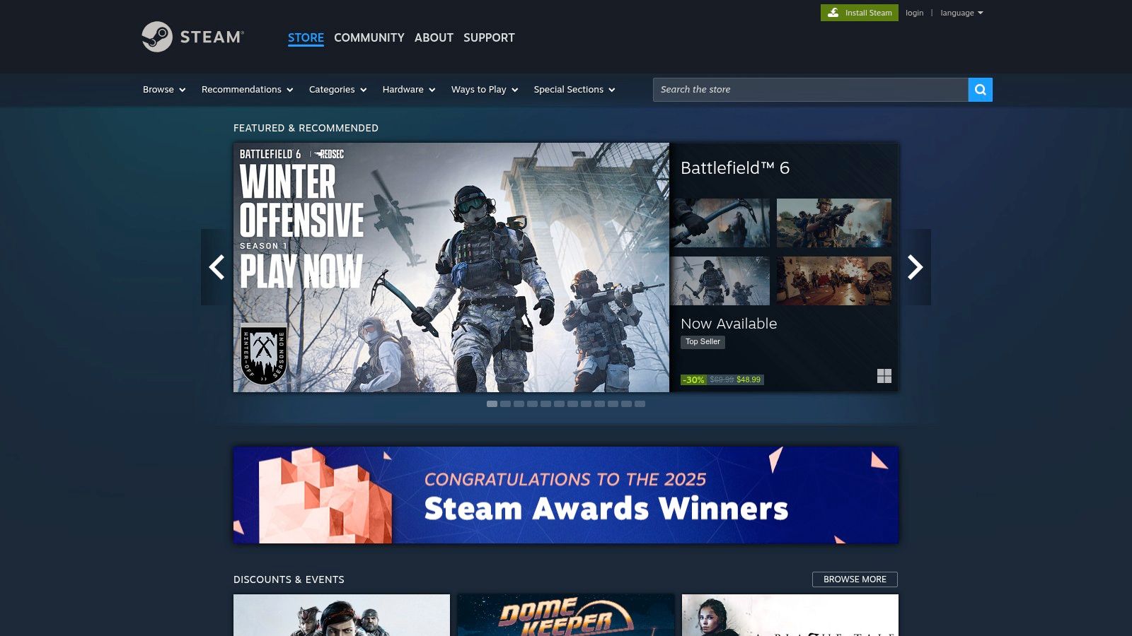 Steam (Adult-Enabled Storefront)