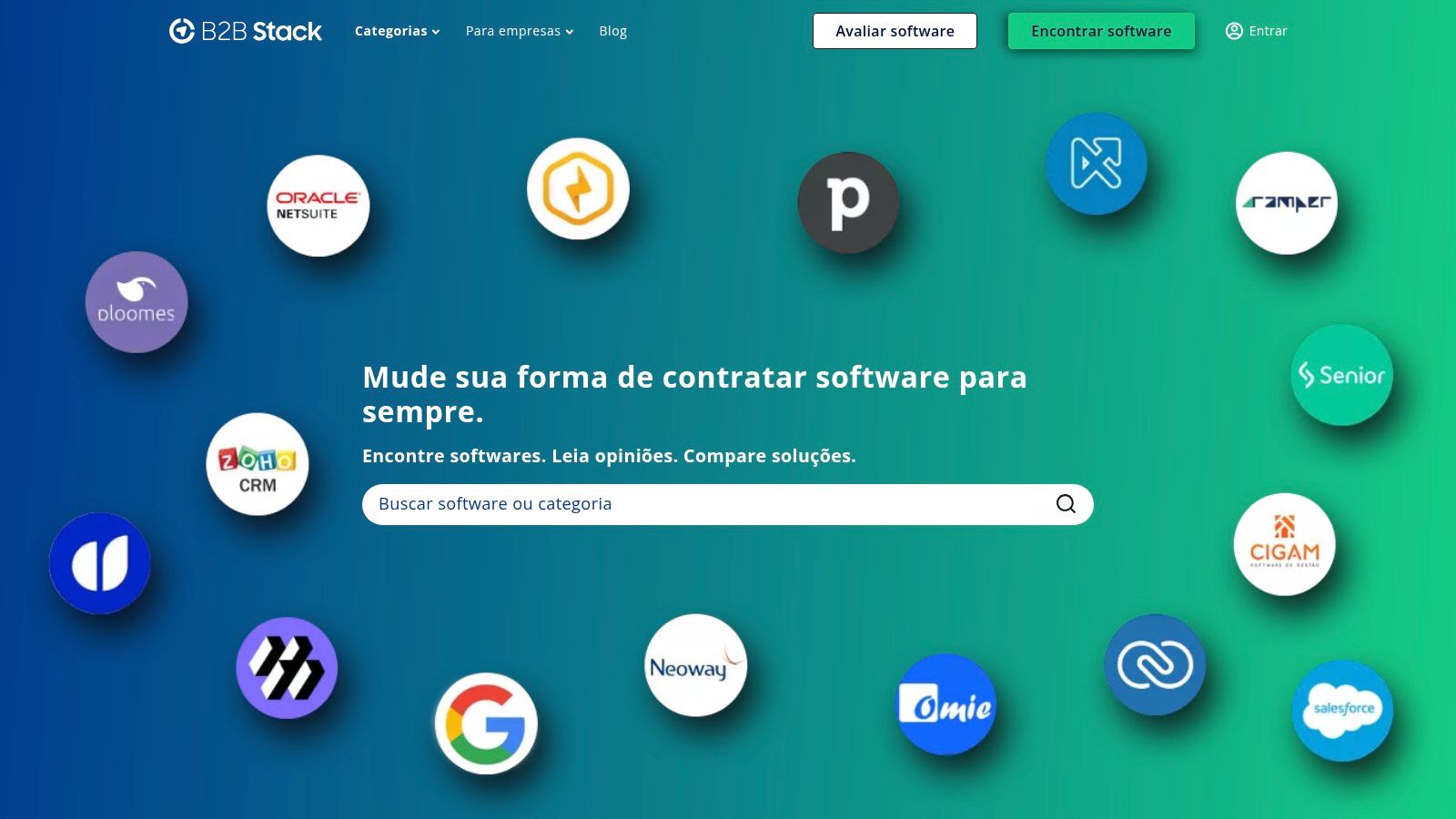 Comparativo de CRMs no B2B Stack