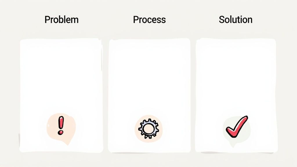 A person pointing at charts and graphs on a screen, illustrating the process of creating a case study for an online portfolio.