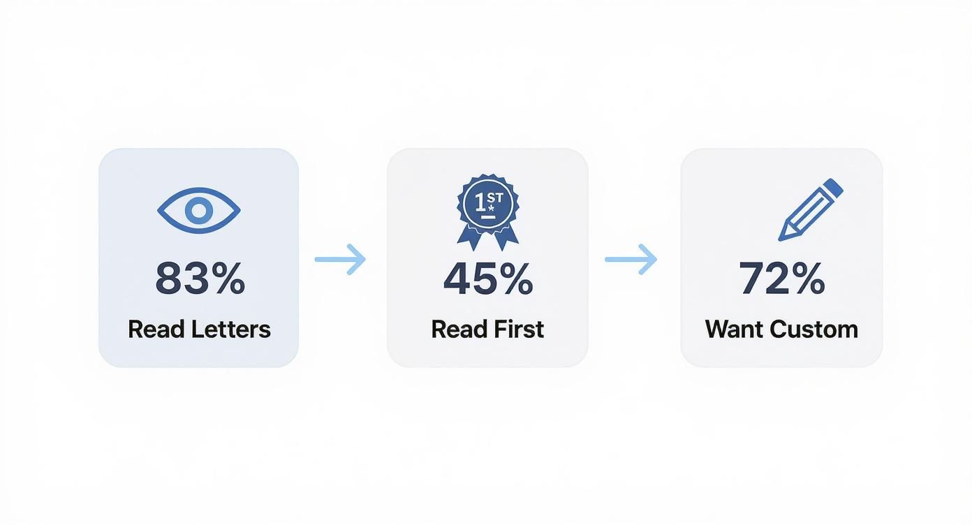Infographic about how to write an effective cover letter