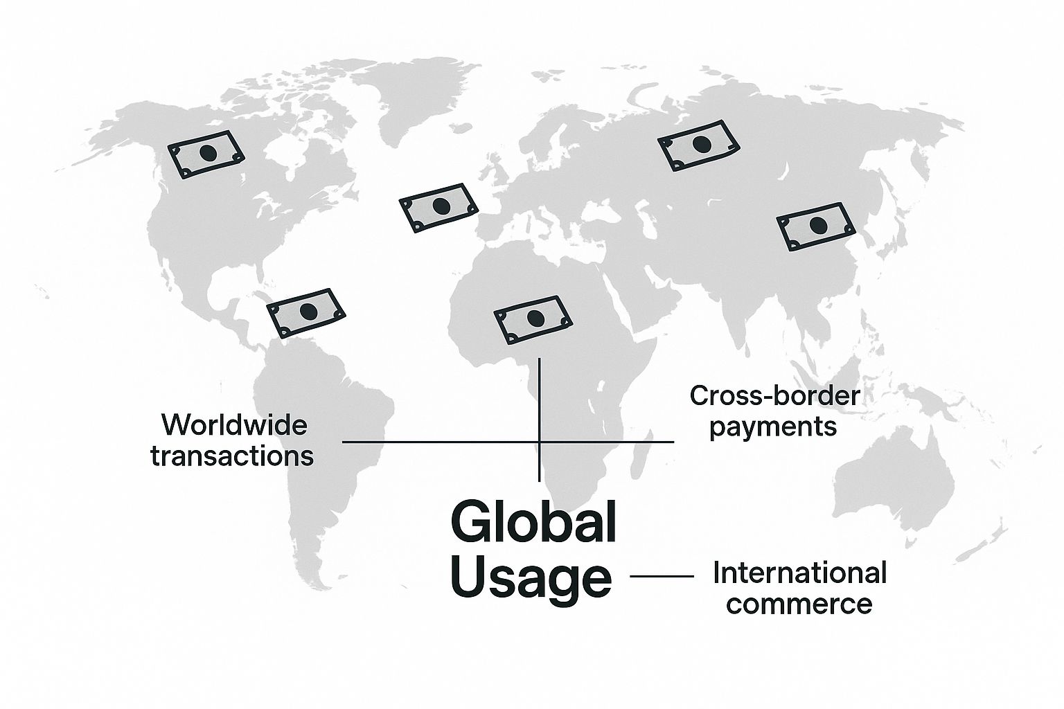 Infographic about world bank notes