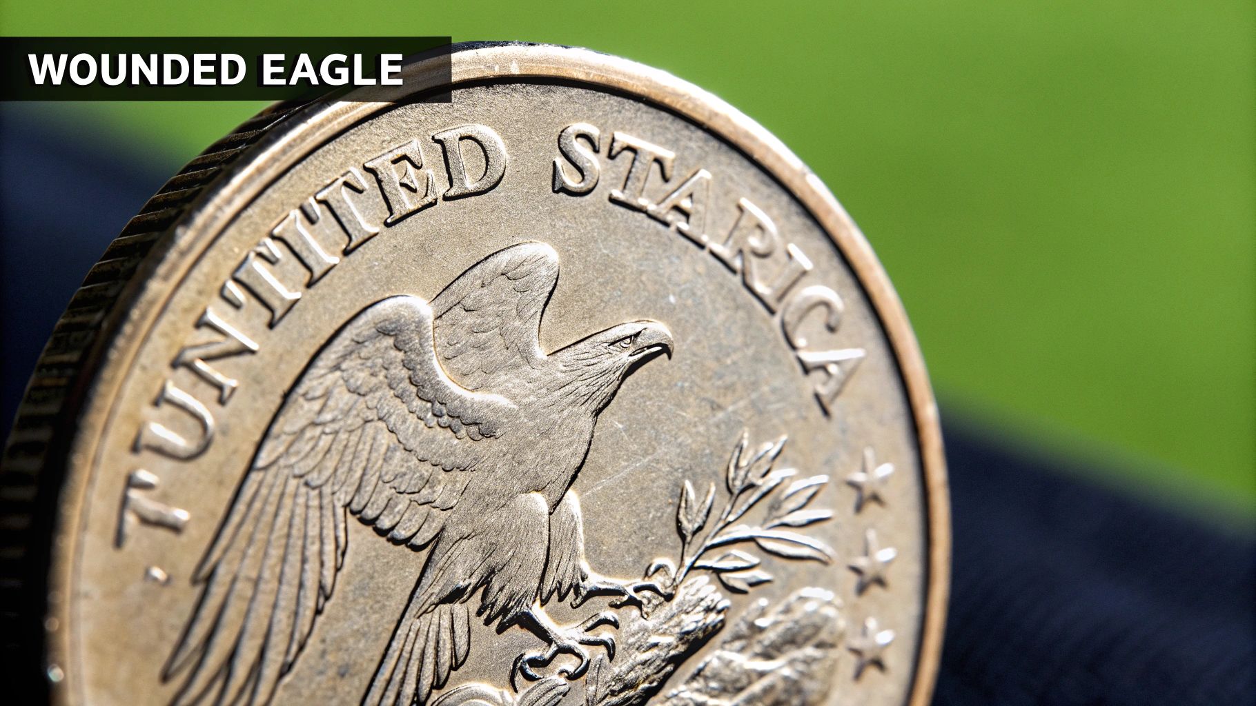 2000-P Wounded Eagle (Striking Error) Sacagawea Dollar
