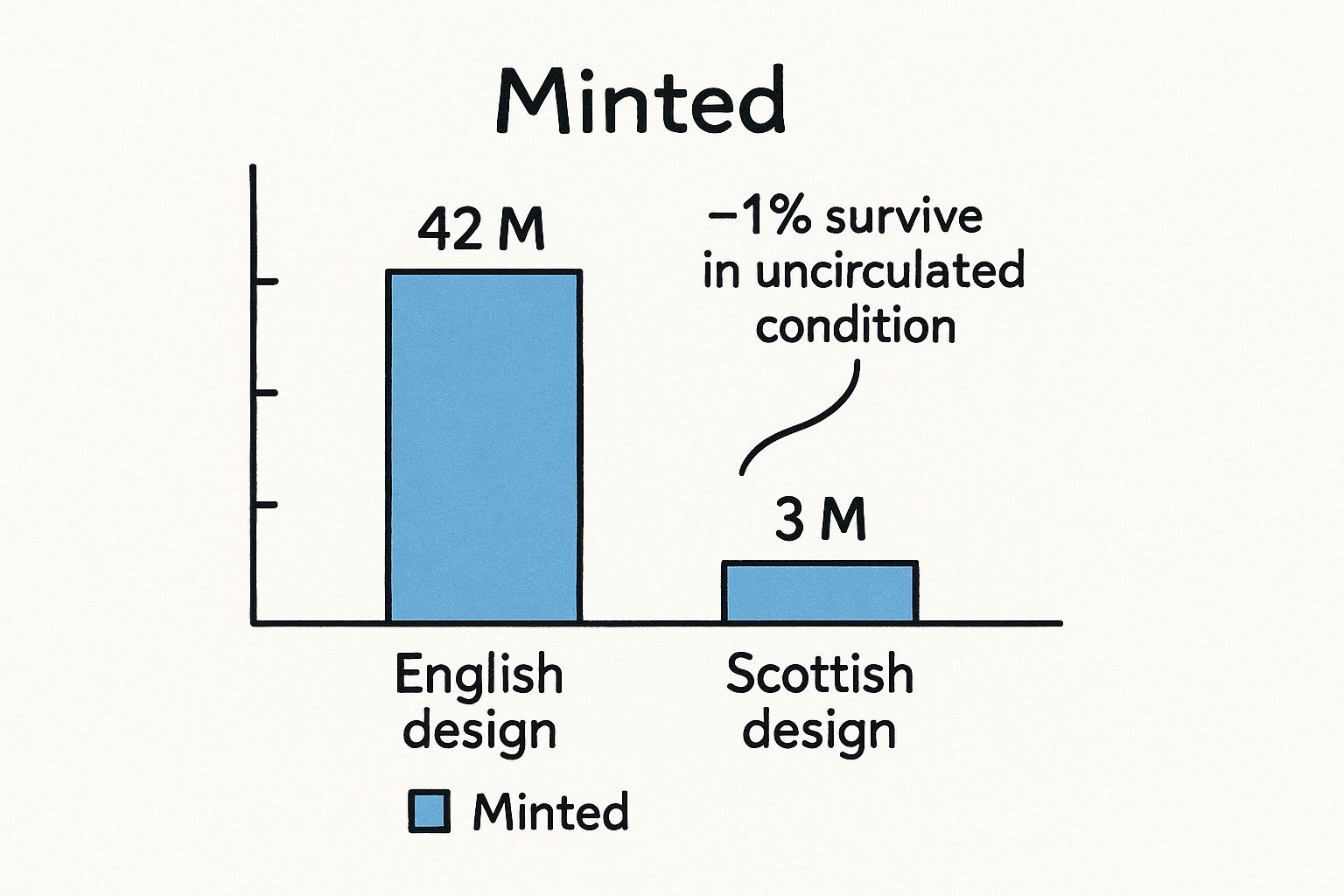 Infographic about 1948 one shilling coin value