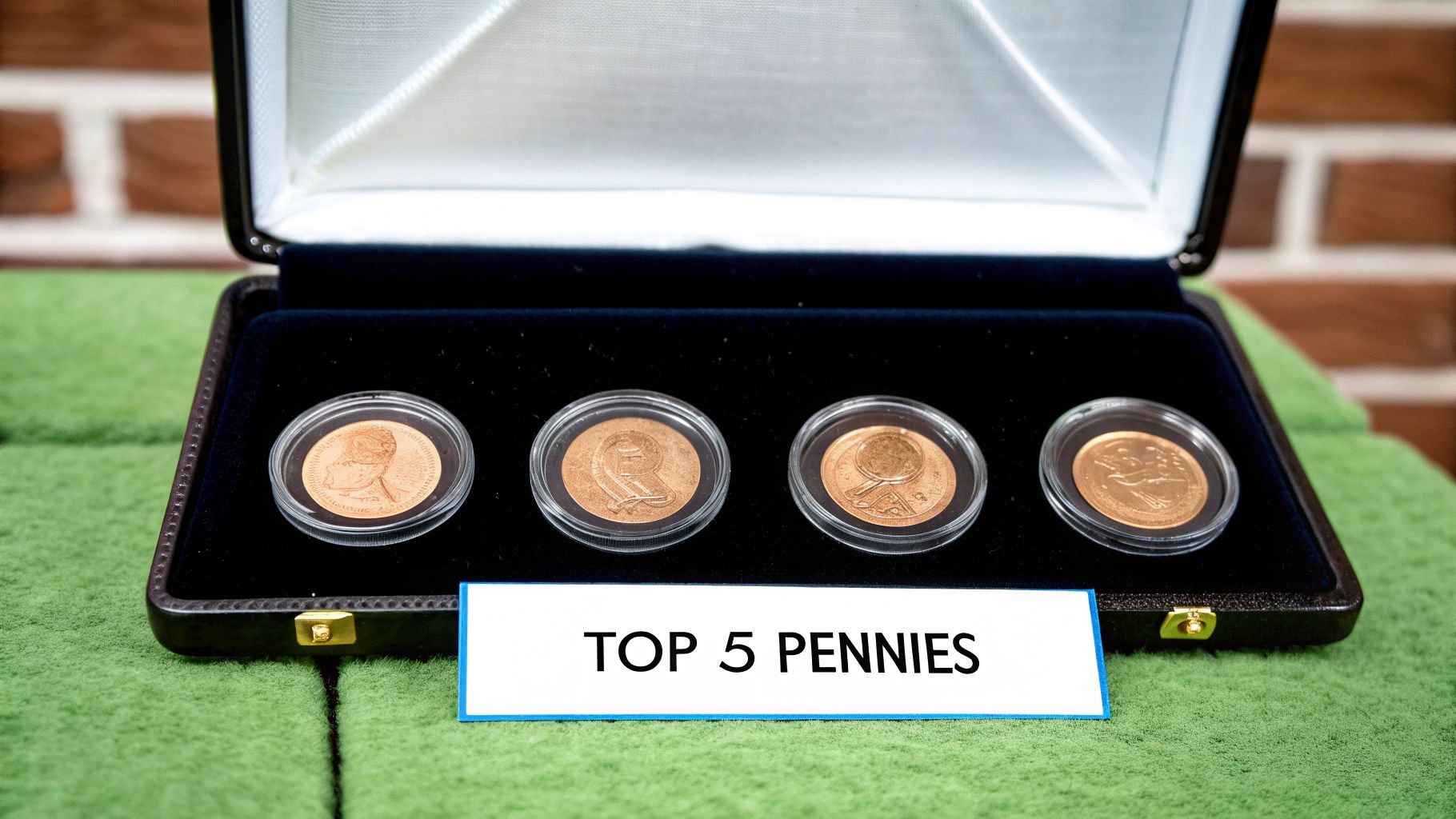 Image displaying old british penny values