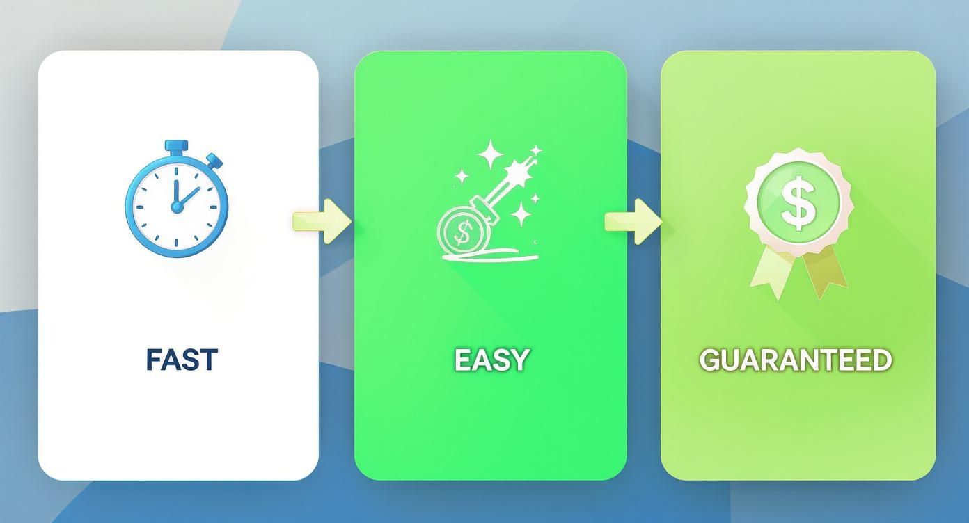 Infographic about exchanging coins for cash