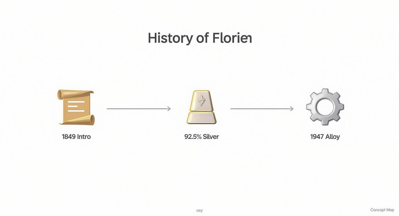 Infographic about value of two shillings