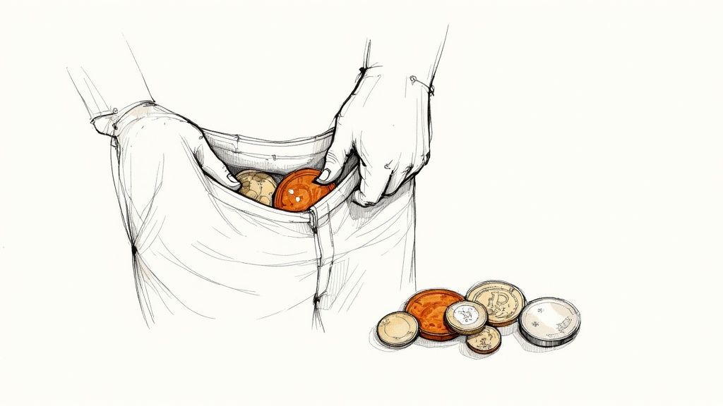 A vibrant collection of modern Turkish coins displayed on a map of Turkey