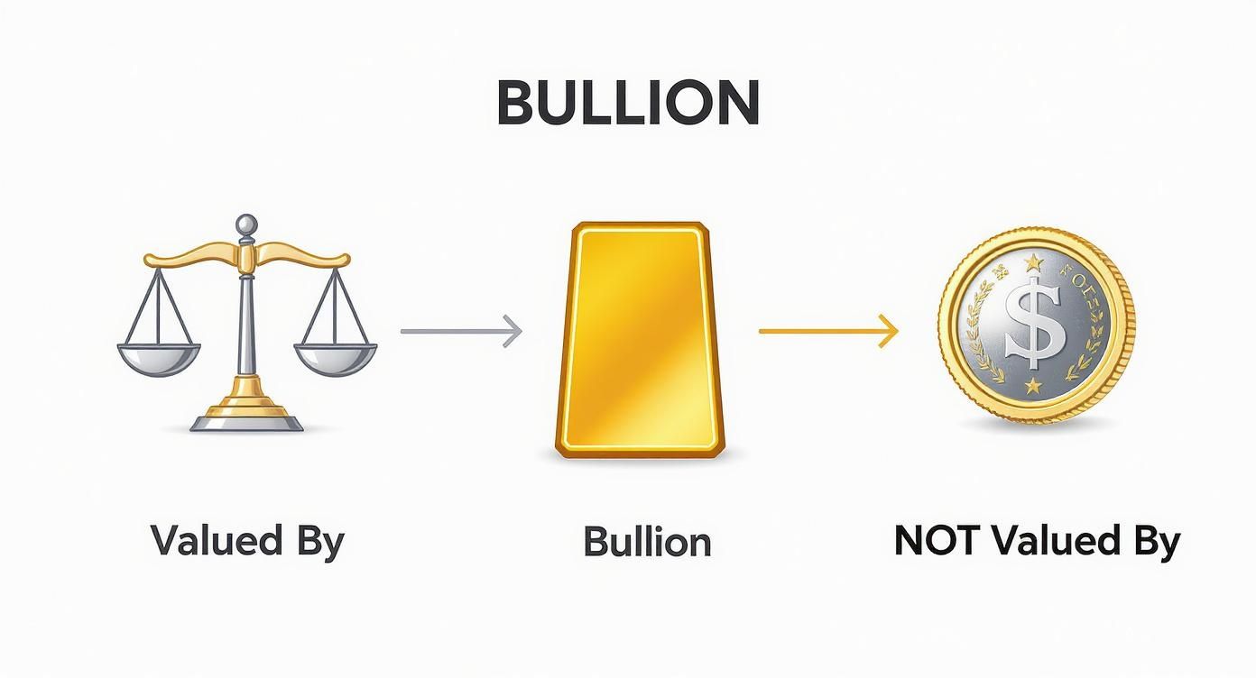 Infographic about what does bullion mean