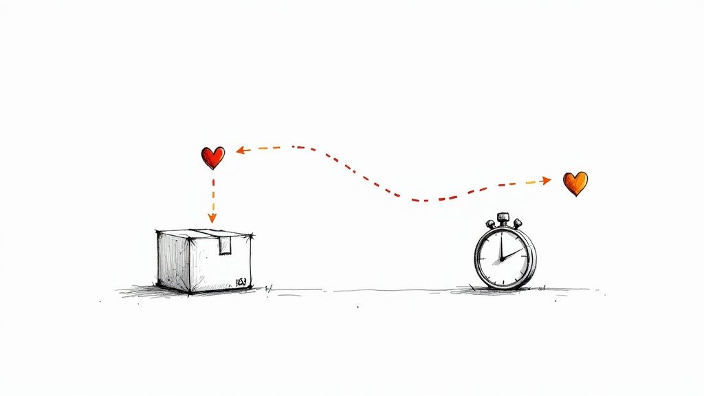 A close-up of a payment confirmation on a smartphone screen, with a pile of foreign coins in the background