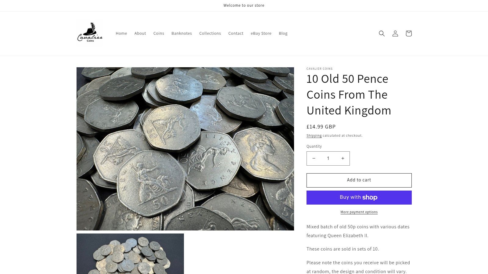 Cavalier Coins Ltd: For Curated Collector Bundles