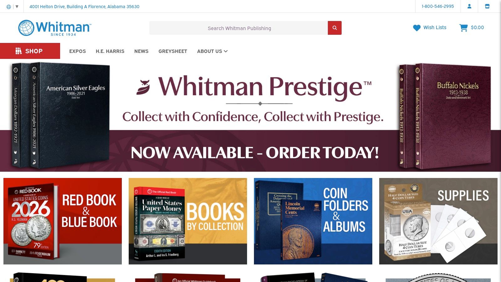 Whitman Classic Coin Albums