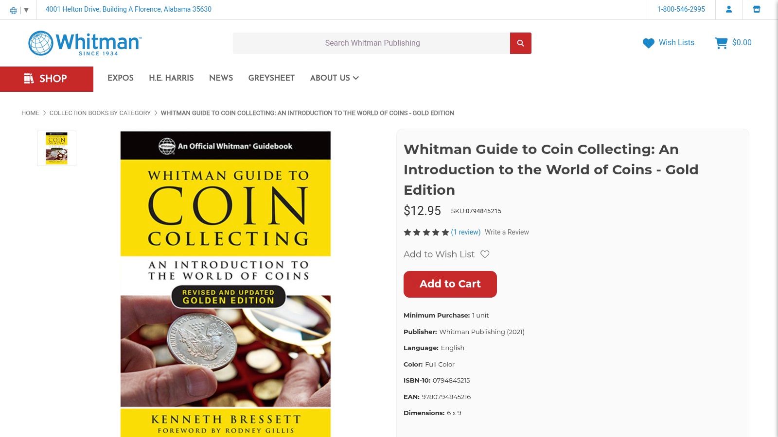 The Whitman Guide to Coin Collecting by Kenneth Bressett