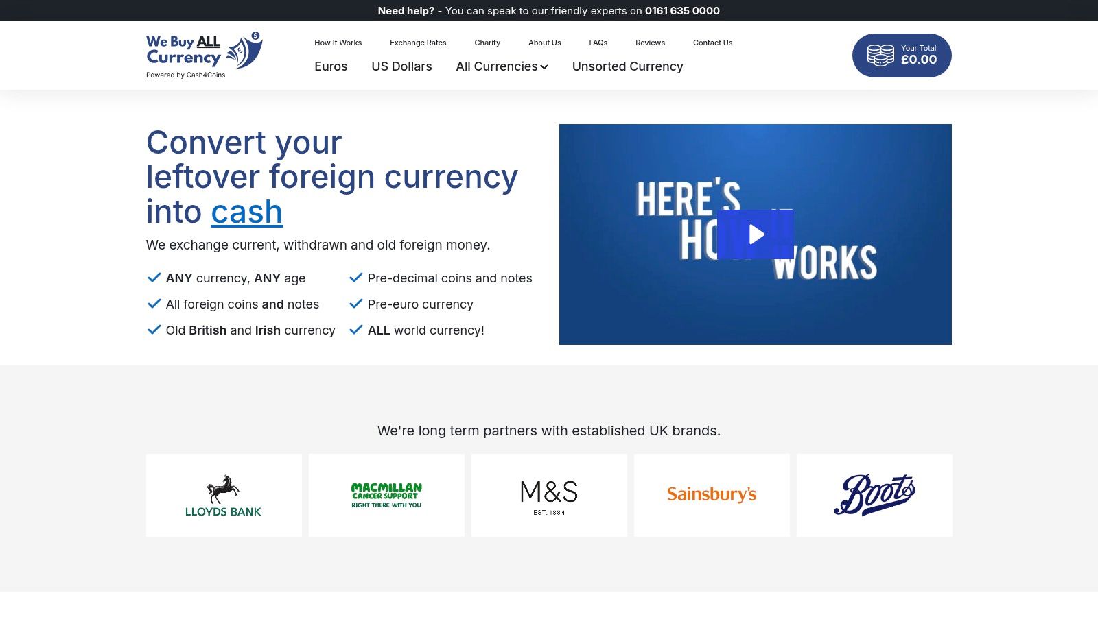 We Buy All Currency platform showcasing its simple process for currency exchange.