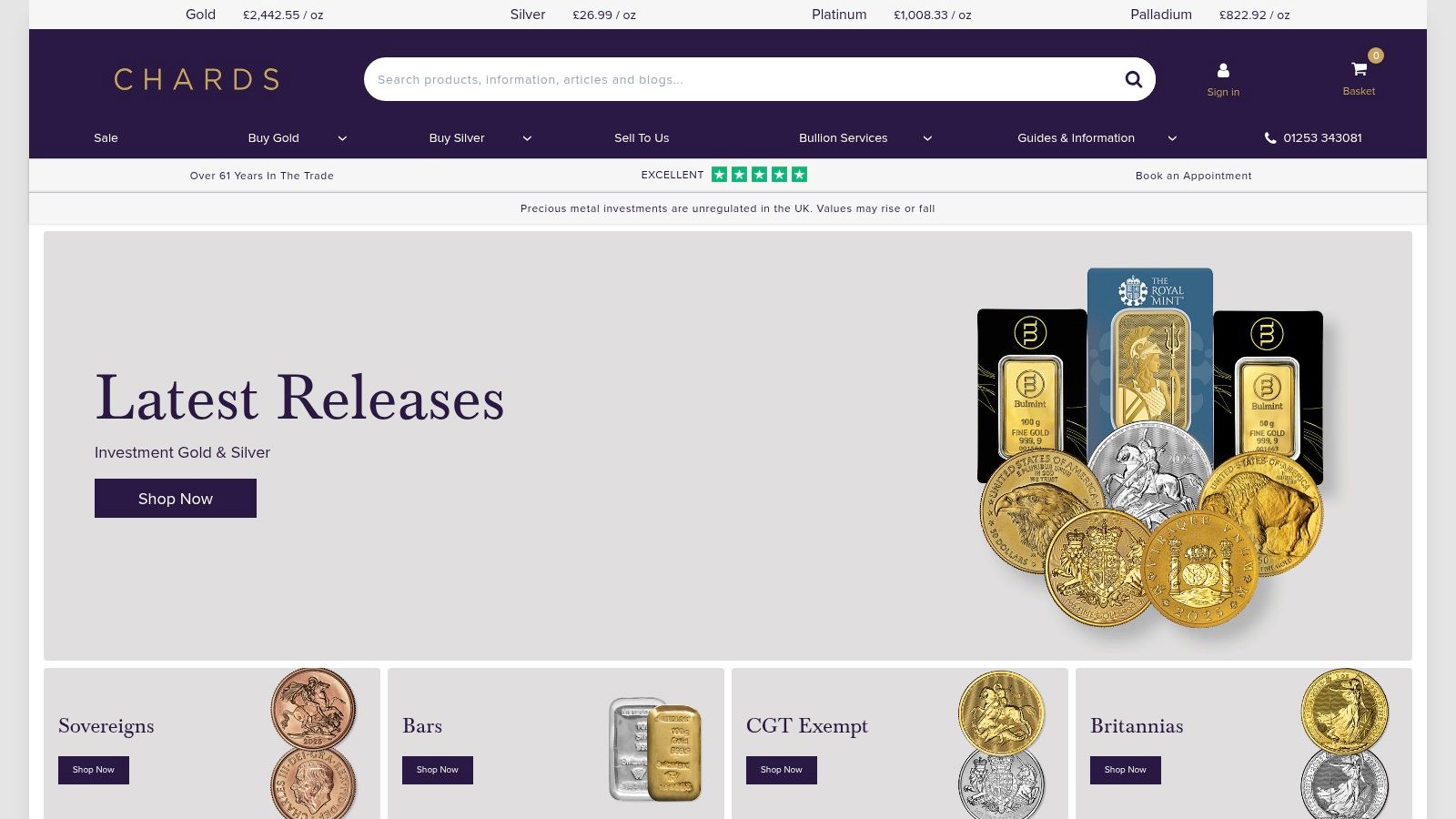 Chards Coin and Bullion Dealer