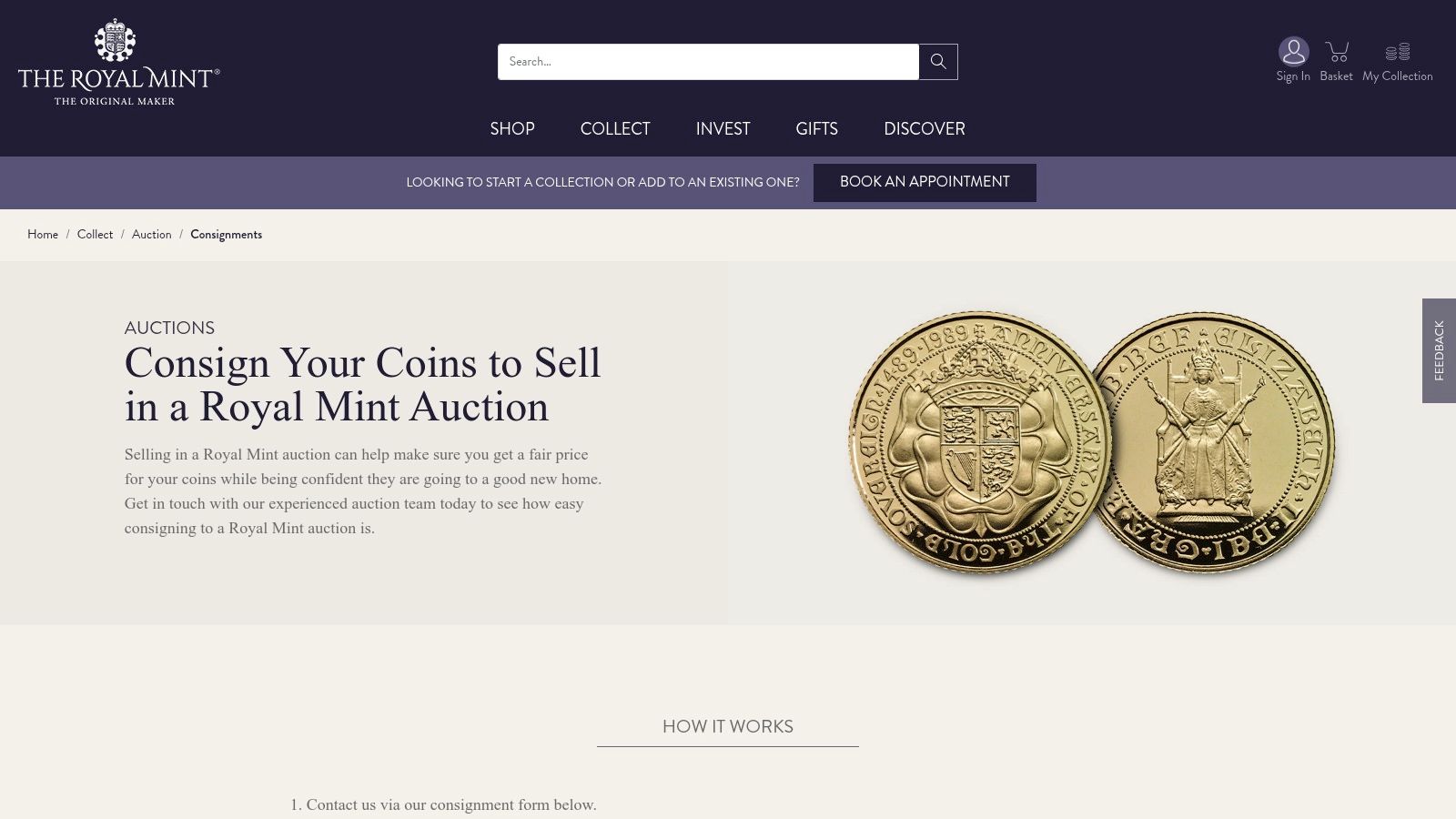 The Royal Mint Auctions – Consignments