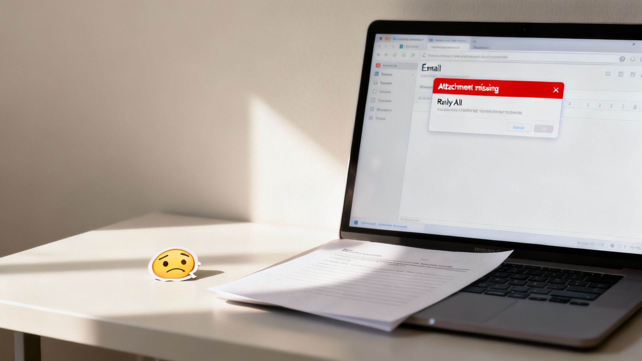 A person looking shocked at their computer screen with a hand over their mouth.