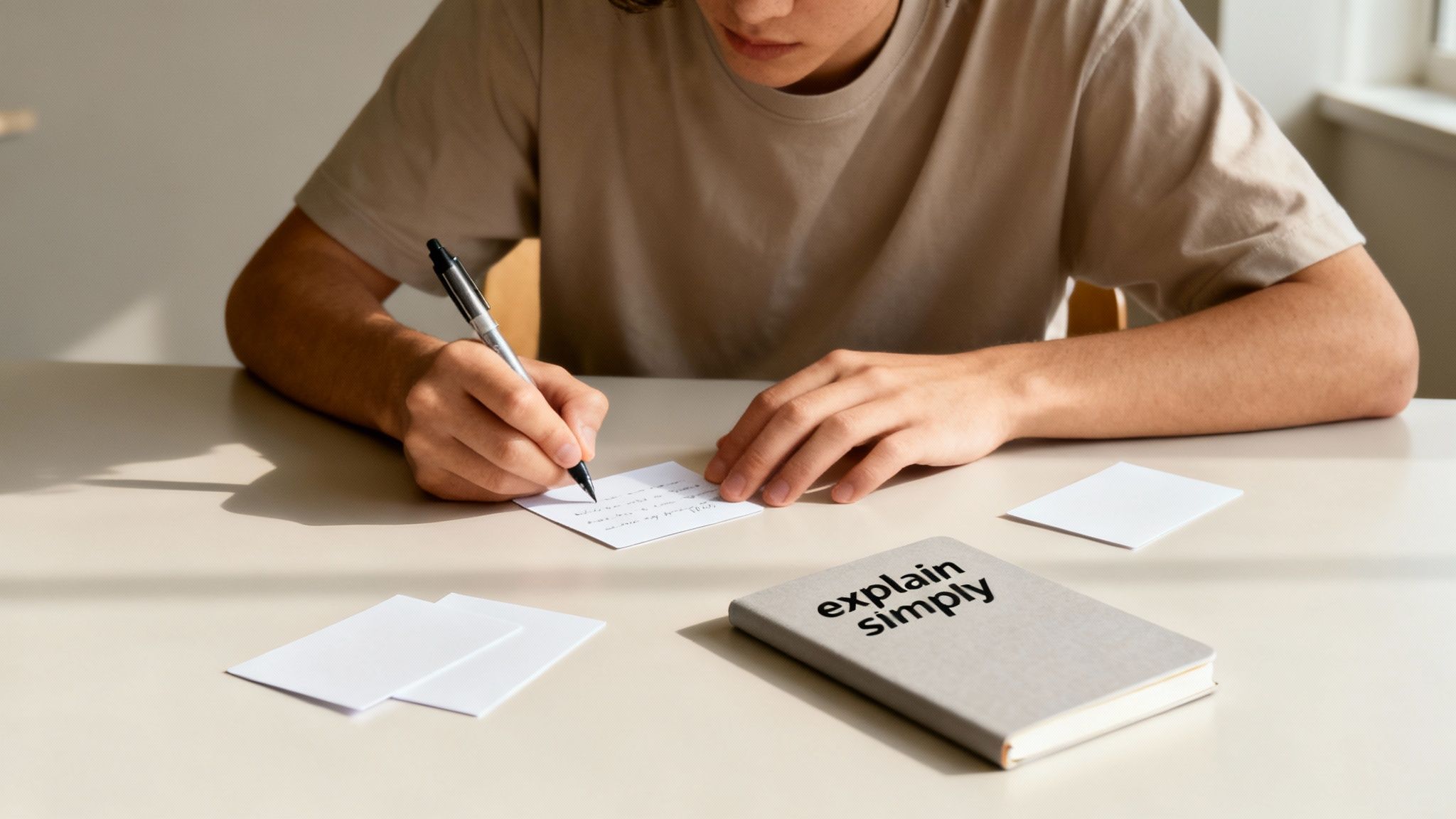 Screenshot of Zemith's AI creating flashcards from a document